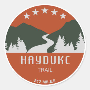 Hayduke Trail Runder Aufkleber
