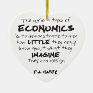 Hayek - die neugierige Aufgabe von Wirtschaft Keramik Ornament
