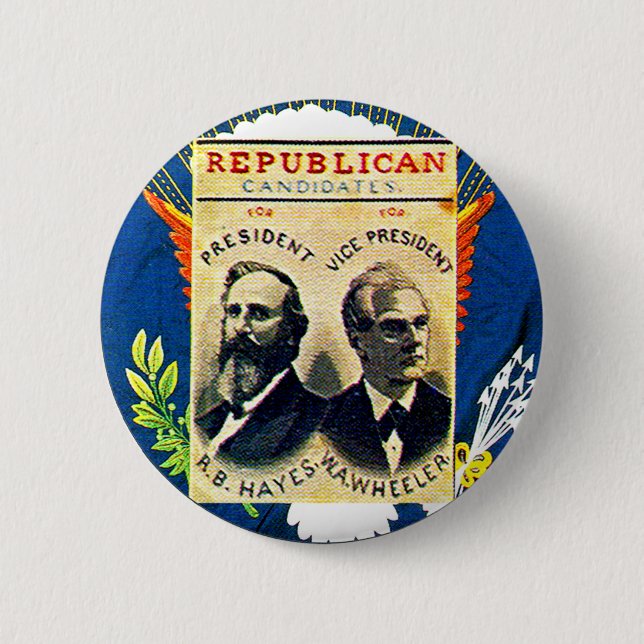 Hayes-Geschäftemacher jugate - Knopf Button (Vorderseite)