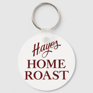Hayes-Zuhause-Braten-Schlüsselanhänger Schlüsselanhänger