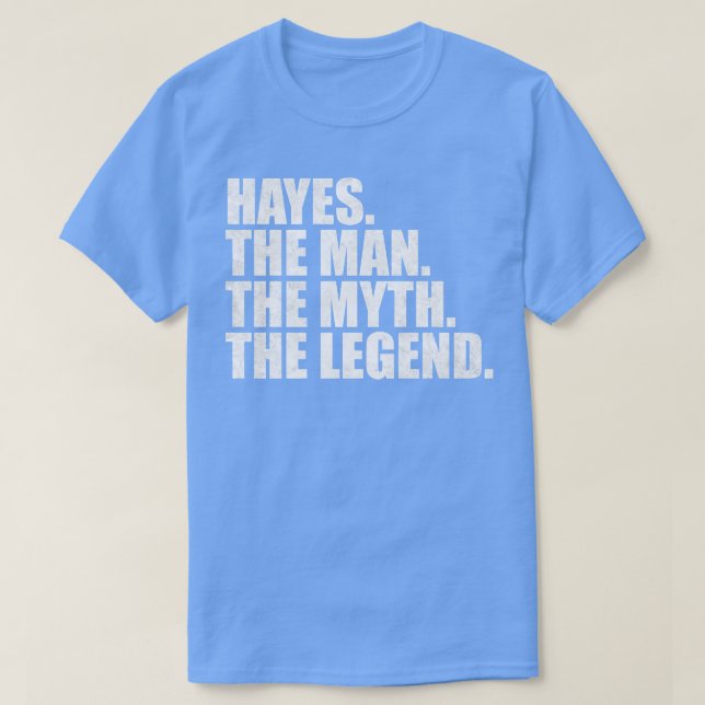 HayesHayes Name Hayes Vorname T-Shirt (Design vorne)