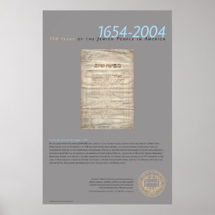 Haym Salomons Ketubah, 1777 Poster