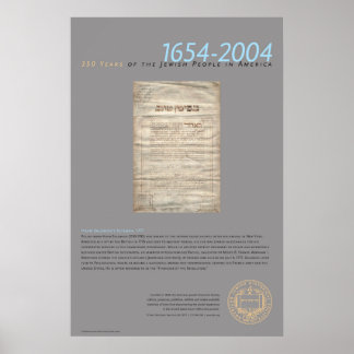 Haym Salomons Ketubah, 1777 Poster