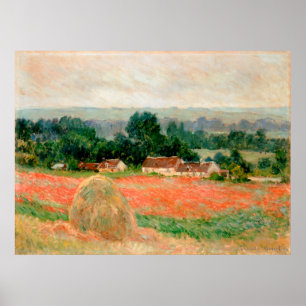 Haystack at Giverny, Claude Monet Poster