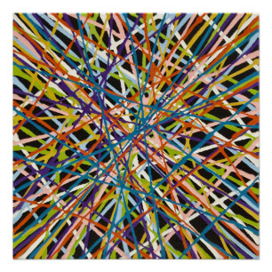 Haystack en Black Perfect Poster