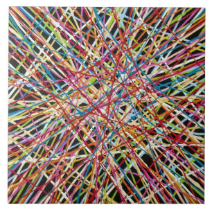 Haystack en Rouge 6 x 6 Carreaux en céramique