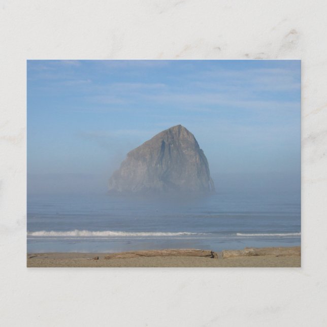 Haystack Rock, Oregon Postkarte (Vorderseite)