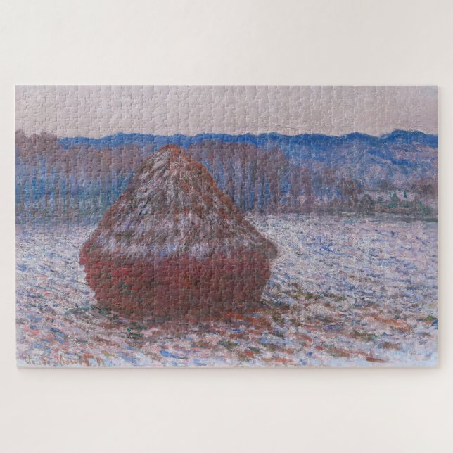 "HAYSTACKS 1890 -91" PAR CLAUDE MONET PUZZLE (Horizontal)