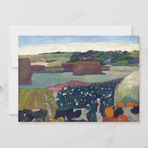Haystacks in der Bretagne   Paul Gauguin