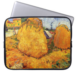 Haystacks in der Provence von Van Gogh Laptopschutzhülle