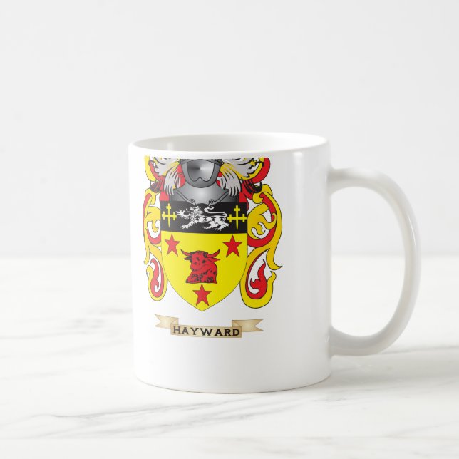 Hayward Wappen (Familienwappen) Kaffeetasse (Rechts)