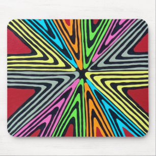 Haywire in Neon Mousepad