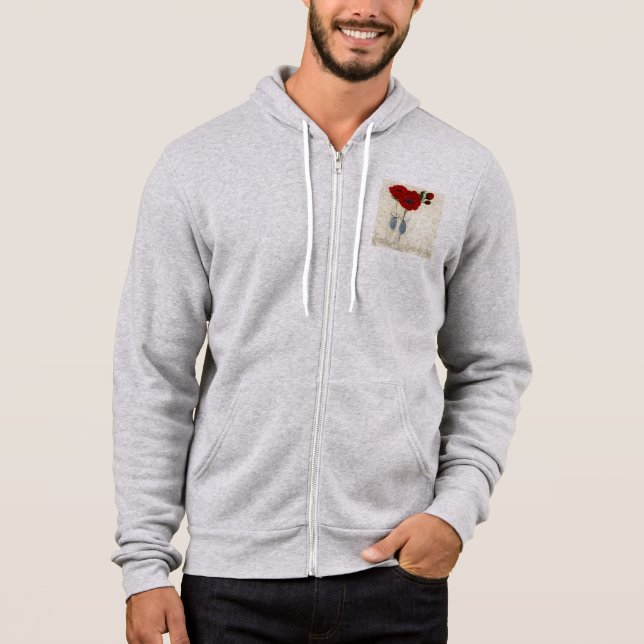 HAZ37 inspiriertes Red.tif Hoodie (Vorderseite)