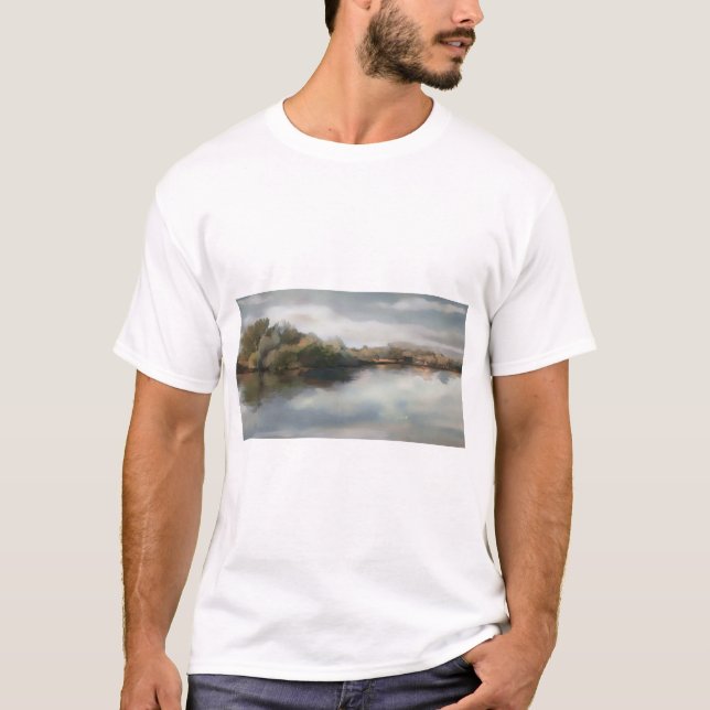 HAZ93 Fluss Fields.tif T-Shirt (Vorderseite)