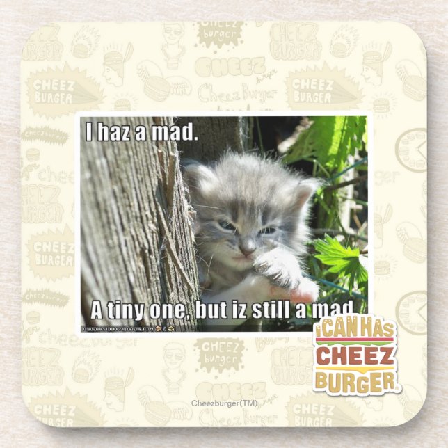 Haz I ein wütendes Getränkeuntersetzer (Vorderseite)