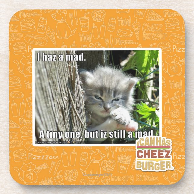 Haz I ein wütendes Untersetzer (Vorderseite)