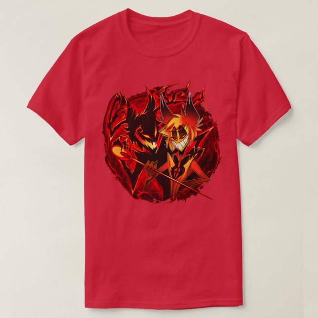 Hazbin Hotel vivziepop ein Laster und sein Schatte T-Shirt (Design vorne)