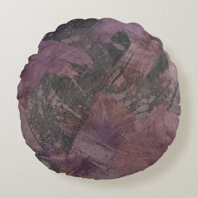 Haze II Rundes Kissen (Vorderseite)