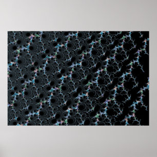 Haze - Mandelbrot-Fraktal Poster