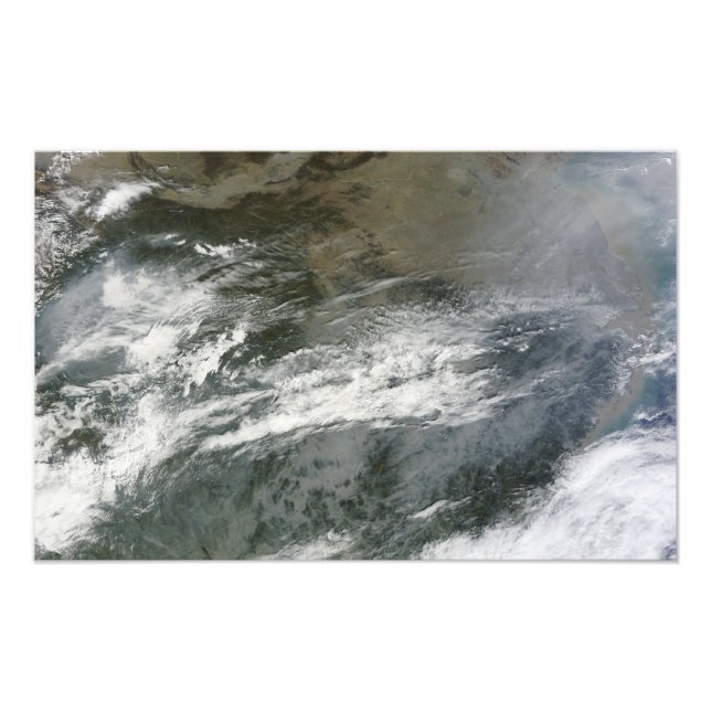 Haze über der China Fotodruck (Vorne)