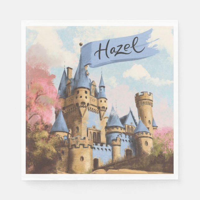 Hazel Birthday Serviette (Vorderseite)