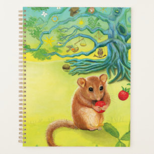 Hazel Dormouse Manger Fraise Sauvage