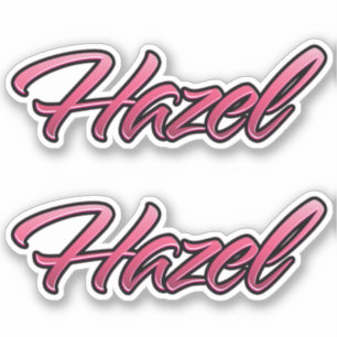 Hazel faded pink Autocollants