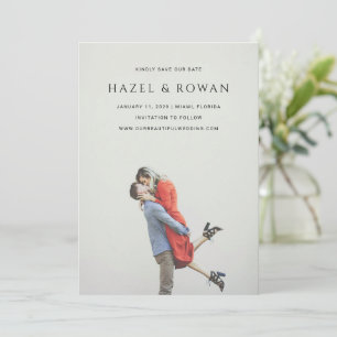Hazel Foto Moderne Hochzeit Save The Date