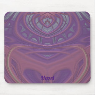 HAZEL ~ Rosa-Mauve- und Lavendel-Design Mousepad