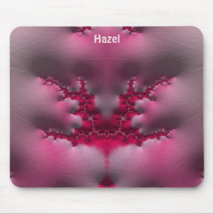 HAZEL~ Rosa und Weißes Mauspad