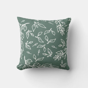 Hazel Spring Green Floral Kissen