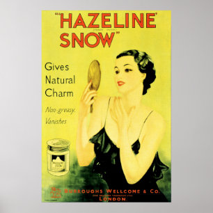 HAZELINE SNOW Kosmetik Gesicht Creme Natural Charm Poster