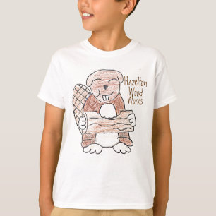 Hazelton, Holz, arbeitet T-Shirt