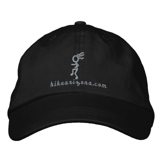 HAZOPELLI silbernes Logo Bestickte Baseballkappe (Vorderseite)