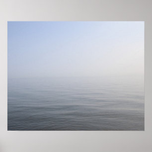Hazy Lake Poster