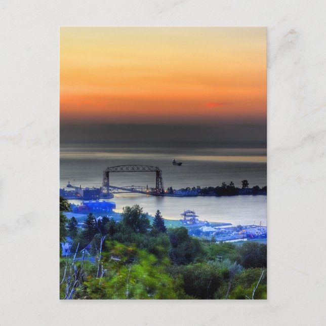 Hazy Morning Postkarte (Vorderseite)