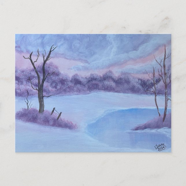 Hazy Peace Postkarte (Vorderseite)