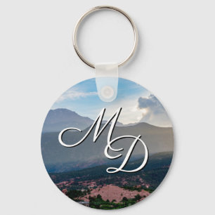 Hazy Pikes Peak Sunset Key Chain Schlüsselanhänger