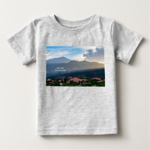 Hazy Pikes Peak Sunset Kleinkind T - Shirt