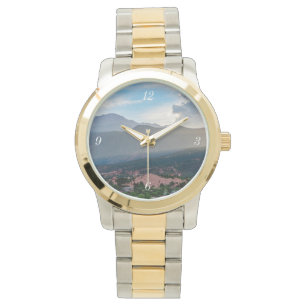 Hazy Pikes Peak Sunset Watch Armbanduhr