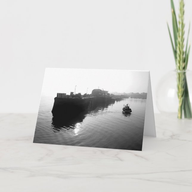 Hazy South Pier, Bridlington Karte (Vorderseite)