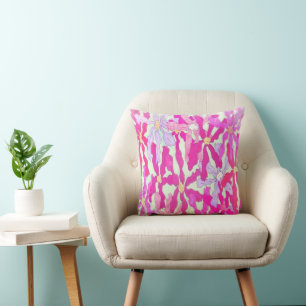 Hazy Summer Floral Pillow Kissen