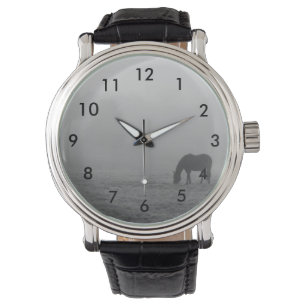 Hazzy Grazing Grayscale Armbanduhr
