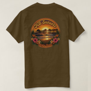 HB Sonnenuntergänge 70er Retro T-Shirt