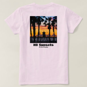 HB Sonnenuntergänge Surfen & Sonnenuntergänge T-Shirt