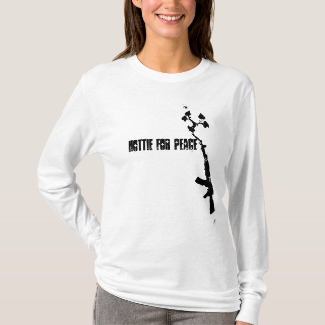 HBA Hottie für Frieden T-Shirt (Vorderseite)