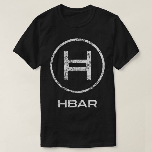 HBAR Crypto Hedera Hashgraph Token Blockchain Gove T-Shirt (Design vorne)