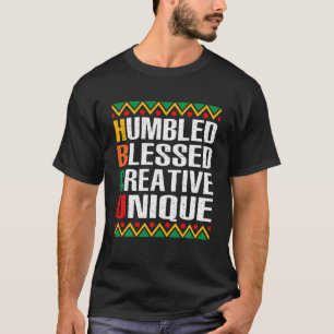 HBCU African Humbled gesegnet kreative einzigartig T-Shirt