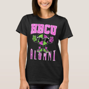 HBCU-Alumni-Bekleidung Rosa und Grün für Frauen un T-Shirt