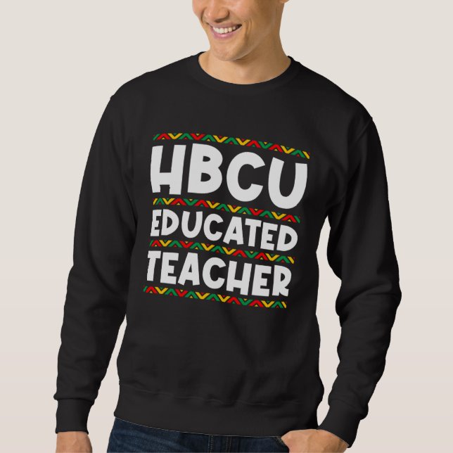 HBCU Apparel Historical Black College HBCU Educate Sweatshirt (Vorderseite)